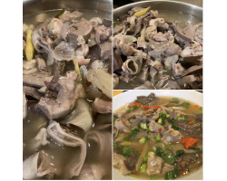 ต้มเครื่องในหมูกับกระดูกหมูอ่อน (700g)